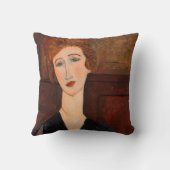 Amedeo Modigliani – 女性のポートレート クッション (裏面)