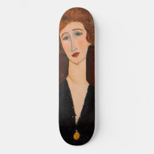 Amedeo Modigliani – 女性のポートレート スケートボード