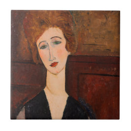 Amedeo Modigliani – 女性のポートレート タイル