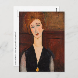 Amedeo Modigliani – 女性のポートレート ポストカード