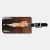 Amedeo Modigliani – 女性のポートレート ラゲッジタグ (正面横)