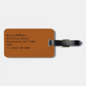 Amedeo Modigliani – 女性のポートレート ラゲッジタグ (裏面横)