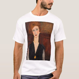 Amedeo Modigliani – 女性のポートレート Tシャツ