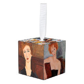 Amedeo Modigliani -最高傑作選択 キューブオーナメント (正面アングル)