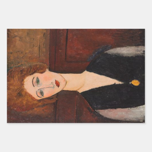 Amedeo Modigliani -最高傑作選択 ラッピングペーパーシート (正面)