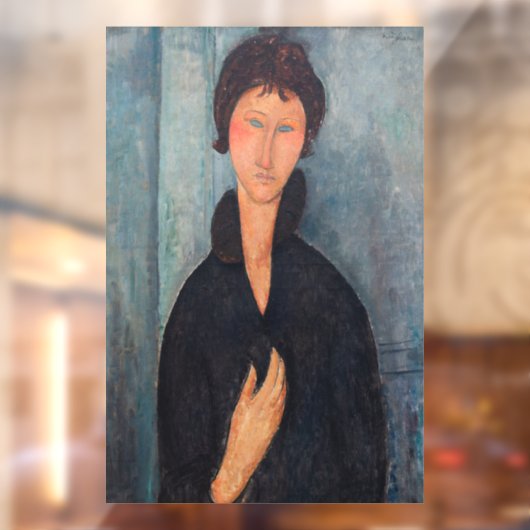 Amedeo Modigliani – 青い目をした女性 ウィンドウサイン (シート2)