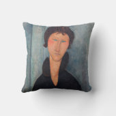 Amedeo Modigliani – 青い目をした女性 クッション (裏面)