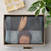 Amedeo Modigliani – 青い目をした女性 薄葉紙 (ギフト)