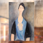 Amedeo Modigliani – 青の若い女性 ウィンドウサイン (シート2)
