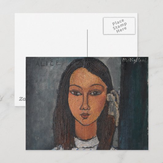Amedeo Modigliani - Alice ポストカード (正面/裏面)