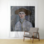 Amedeo Modigliani art painting タペストリー (インサイチュ)