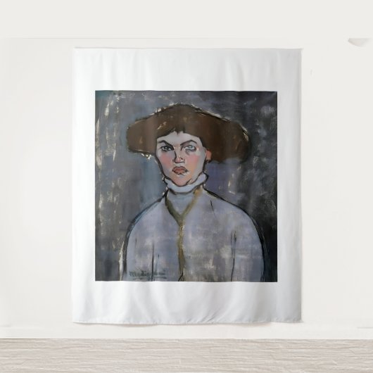 Amedeo Modigliani art painting タペストリー (正面)