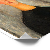 Amedeo Modigliani - Girl With Blue Eyes ポスター (角)