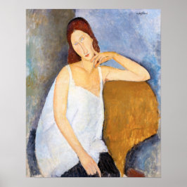 Amedeo Modigliani - Jeanne Hebuterne ポスター