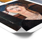 Amedeo Modigliani - Masterpieces Collage ポスター (角)