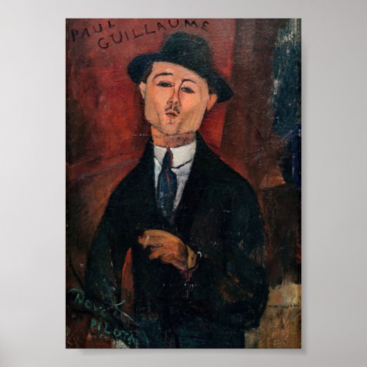 Amedeo Modigliani - Paul Guillaume, Novo Pilota ポスター (正面)