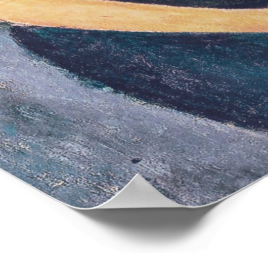 Amedeo Modigliani - Portrait Jeanne Hebuterne #2 ポスター (角)