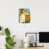 Amedeo Modigliani Zedign Art Poster #17 ポスター (ホームオフィス)
