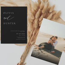 AMELIAフォトモダンブラック&ホワイト結婚ズ