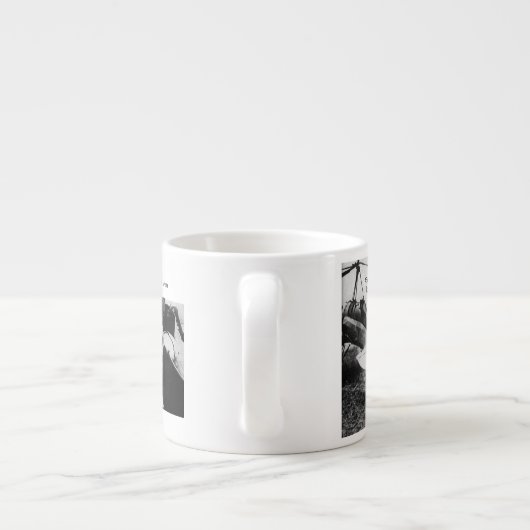 "Amelia Earhart" エスプレッソカップ (裏面)