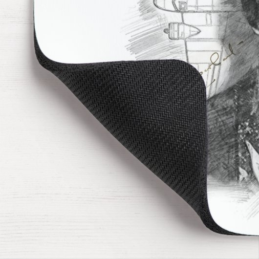 Amelia Earhart マウスパッド (コーナー)