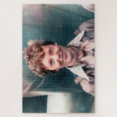 Amelia Earhart Lockheed Electra C 1937着色済み ジグソーパズル (縦)