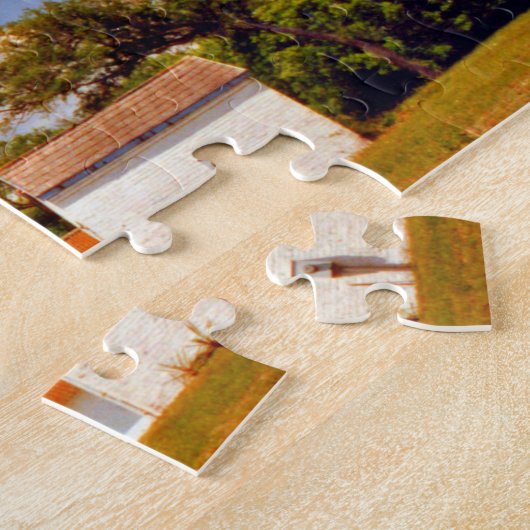 Amelia Islandの灯台、フロリダのジグソーパズル ジグソーパズル (側面)