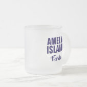 Amelia Island Florida Coffee Mug フロストグラスマグカップ (正面右)