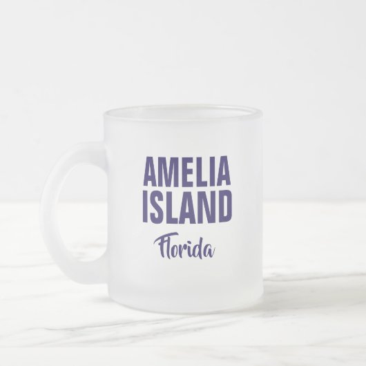 Amelia Island Florida Coffee Mug フロストグラスマグカップ (左)