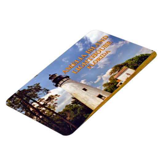 Amelia Island Light house, Florida Flexi Magnet マグネット (左側)