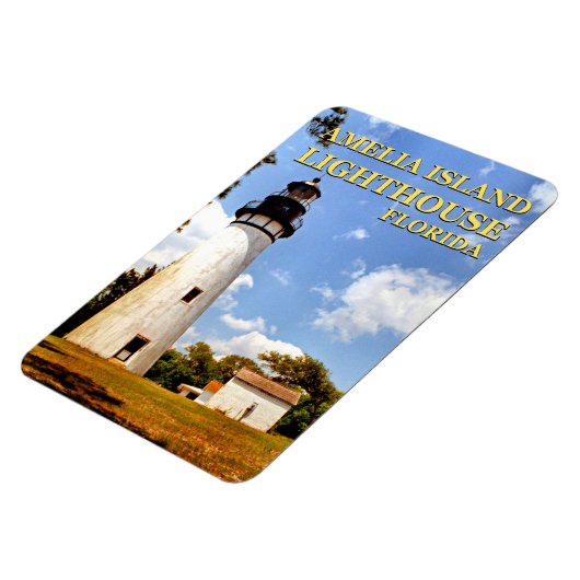 Amelia Island Light house, Florida Flexi Magnet マグネット (左側)