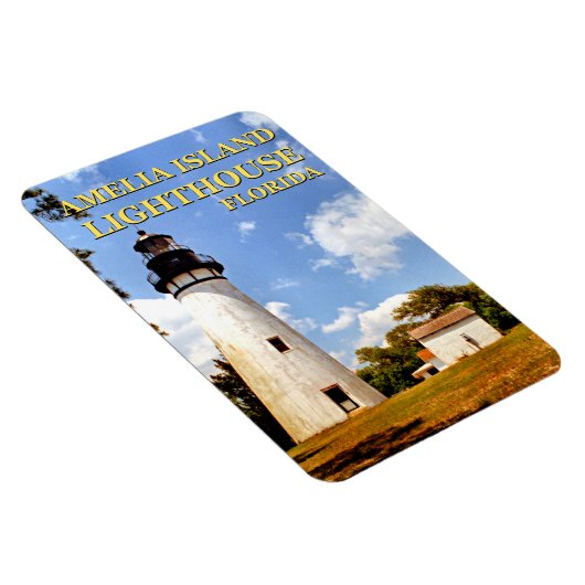 Amelia Island Light house, Florida Flexi Magnet マグネット (右側)