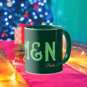 Amen Bible Verse Modern Typography Personalized マグカップ