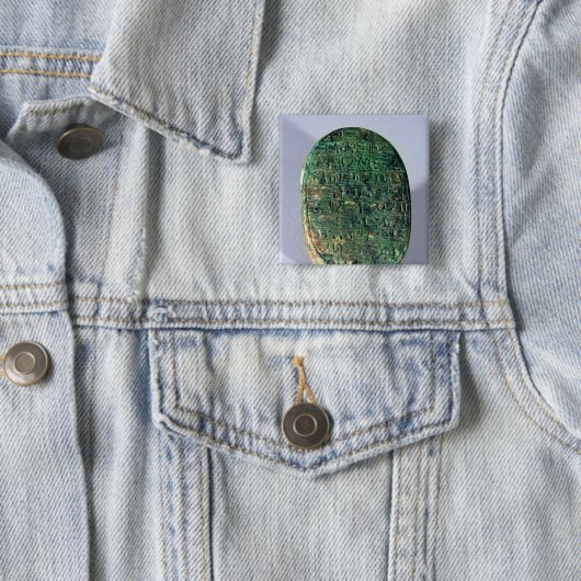 Amenhotep IIIの結婚のオオタマオシコガネの基盤 缶バッジ (インサイチュ)