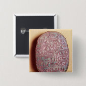 Amenhotep IIIの結婚のオオタマオシコガネの基盤 缶バッジ (正面&裏面)