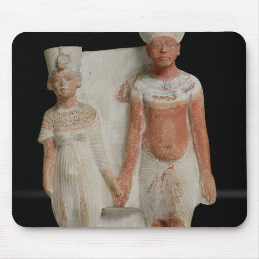 Amenophis IVおよびNefertitiの小像 マウスパッド (正面)