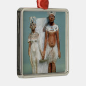 Amenophis IVおよびNefertitiの小像 メタルオーナメント (右)