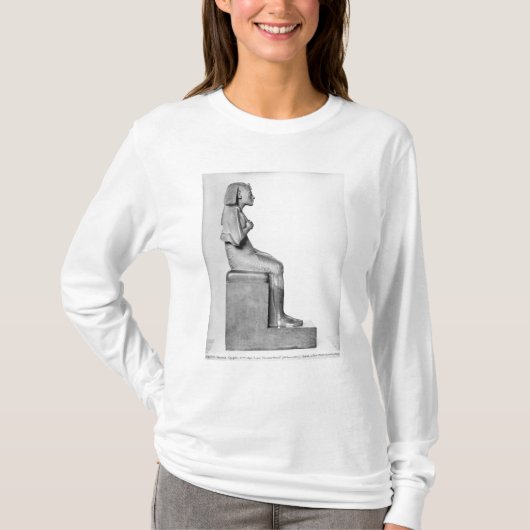 Amenophis IVのつけられていた彫像 Tシャツ (正面)