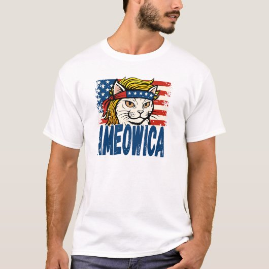 Ameowica Cat Tシャツ (正面)
