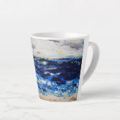 Amer ouverte Beautiful see カフェラテマグ (右アングル)