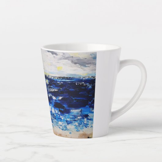Amer ouverte Beautiful see カフェラテマグ (右)