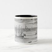 Americaの物語および重大な歴史 ツートーンマグカップ (中央)