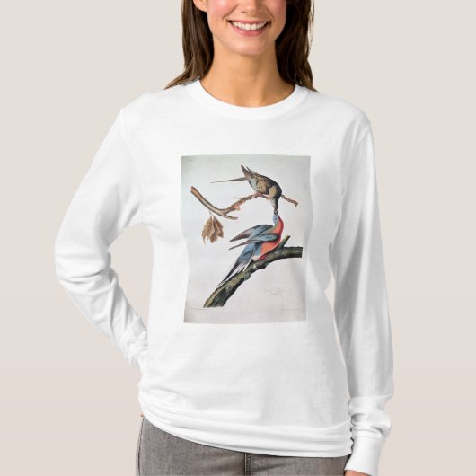 「Americaの鳥からのリョコウバト、 Tシャツ (正面)