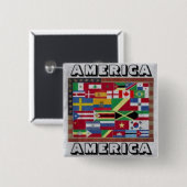 AMERICAボタン 缶バッジ (正面&裏面)