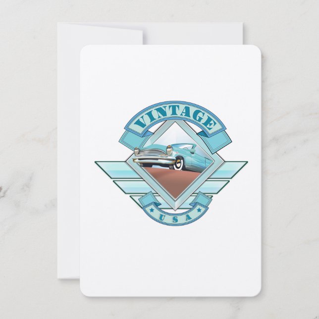 Americaヴィンテージ50のスタイルフライトポスターを参照 (正面)