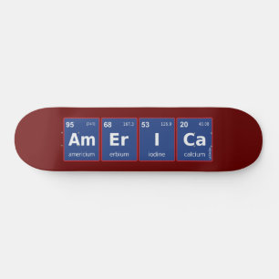 AMERICA周期表 スケートボード