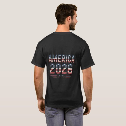 AMERICA2026 Tシャツ (裏面フル)