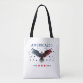 AMERICA250 独立記念日 1776 - 2026 トートバッグ (正面)