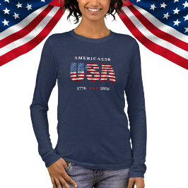 AMERICA250 1776-2026 お祝い トライブレンドＴシャツ