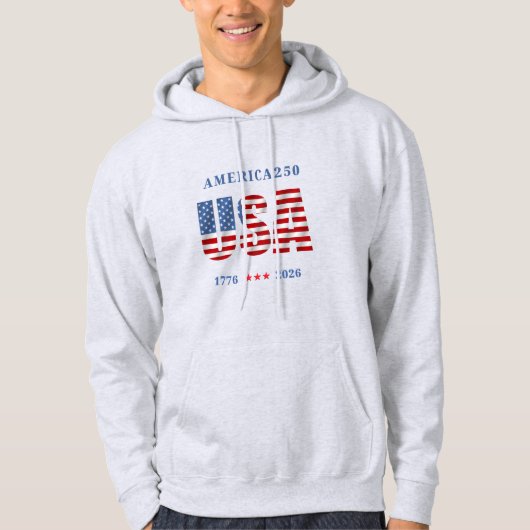 AMERICA250 1776-2026 Celebration Mens パーカ (正面)